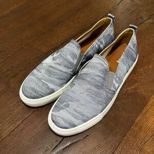 New Men’s Slip On Algarve Soludos Sneakers Gray Camouflage Canvas